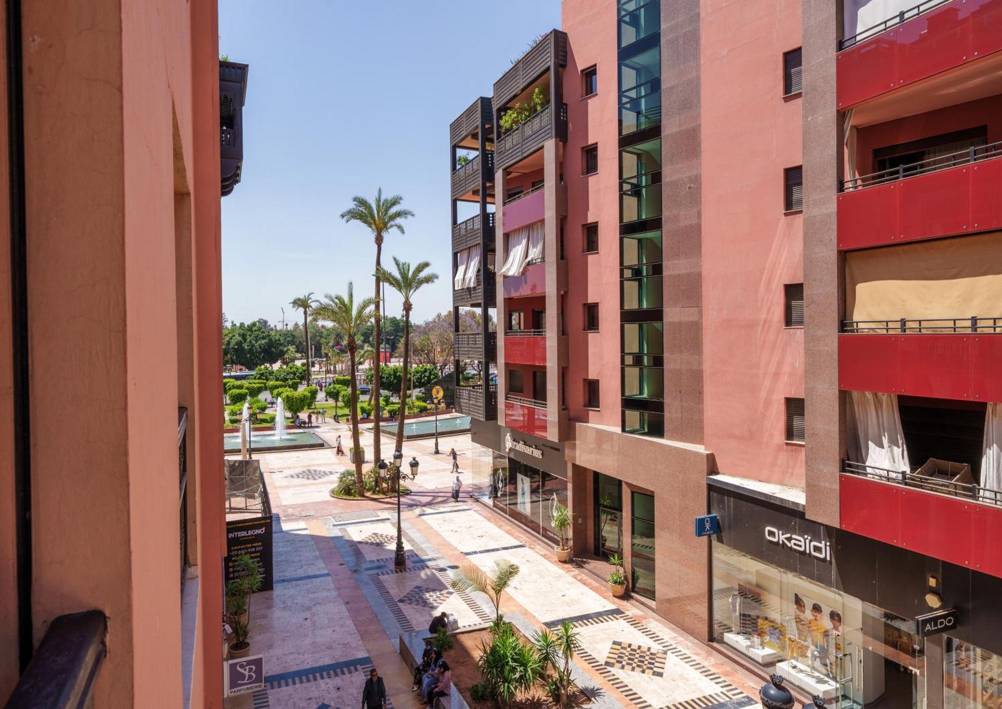 Appartement Chic Gueliz Plaza Avec Vue Marrakesh