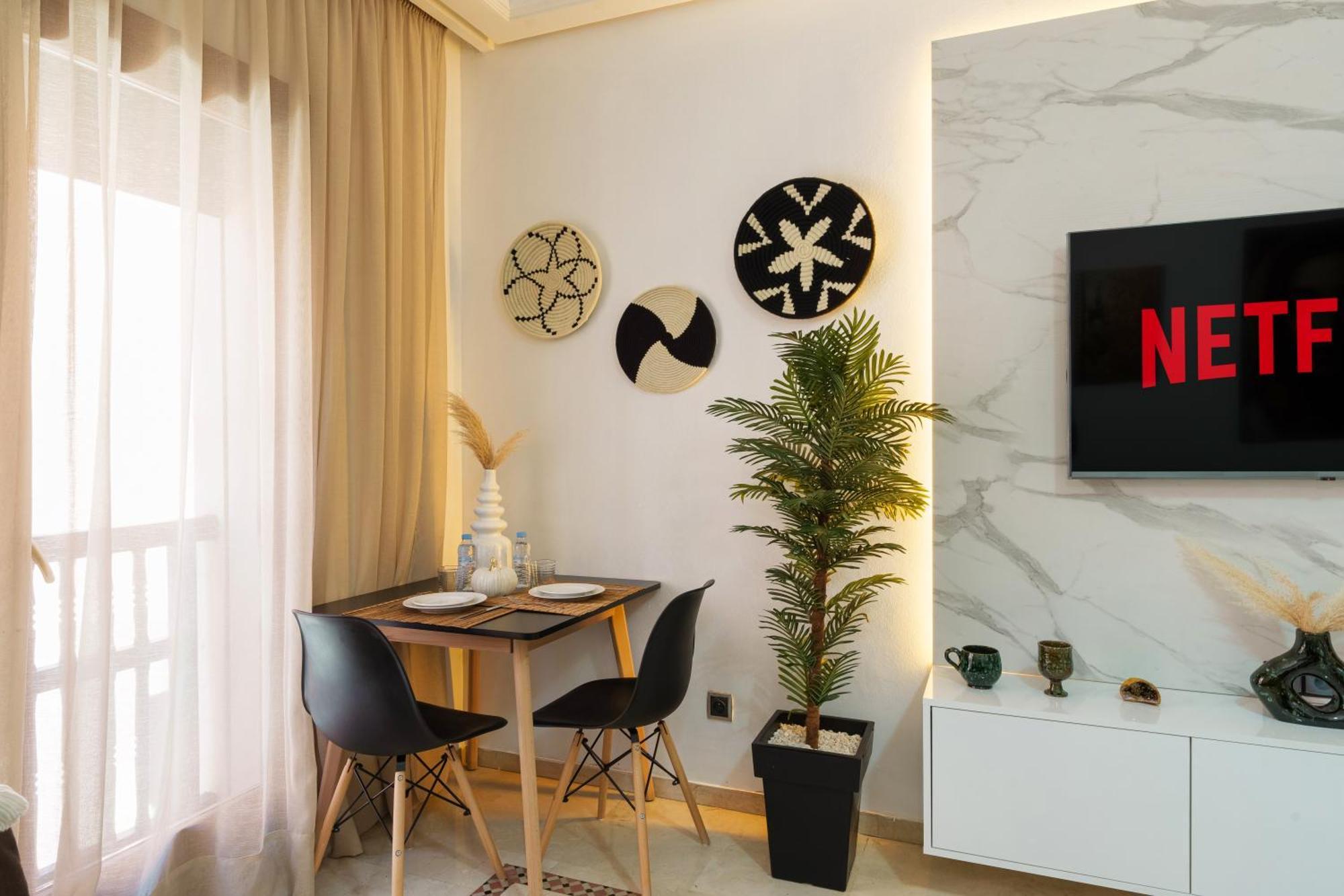 Appartement Chic Gueliz Plaza Avec Vue *